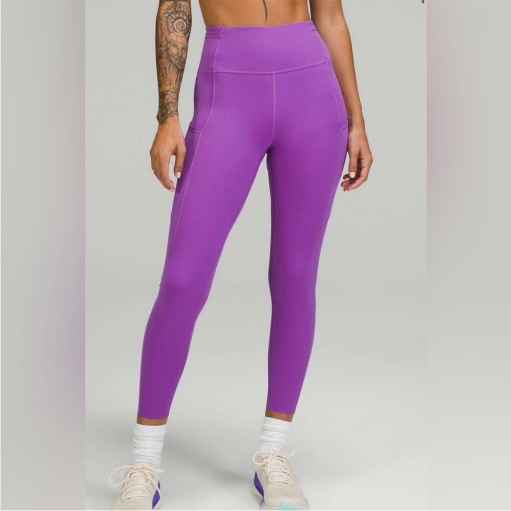 Lululemon Fast and Free High-Rise Tight 25” Moonlit Magenta